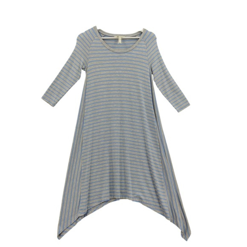 Matilda Jane Womens Cottage Nautical Lagen Sharkbite Artsy Dress S Blue‎ Striped